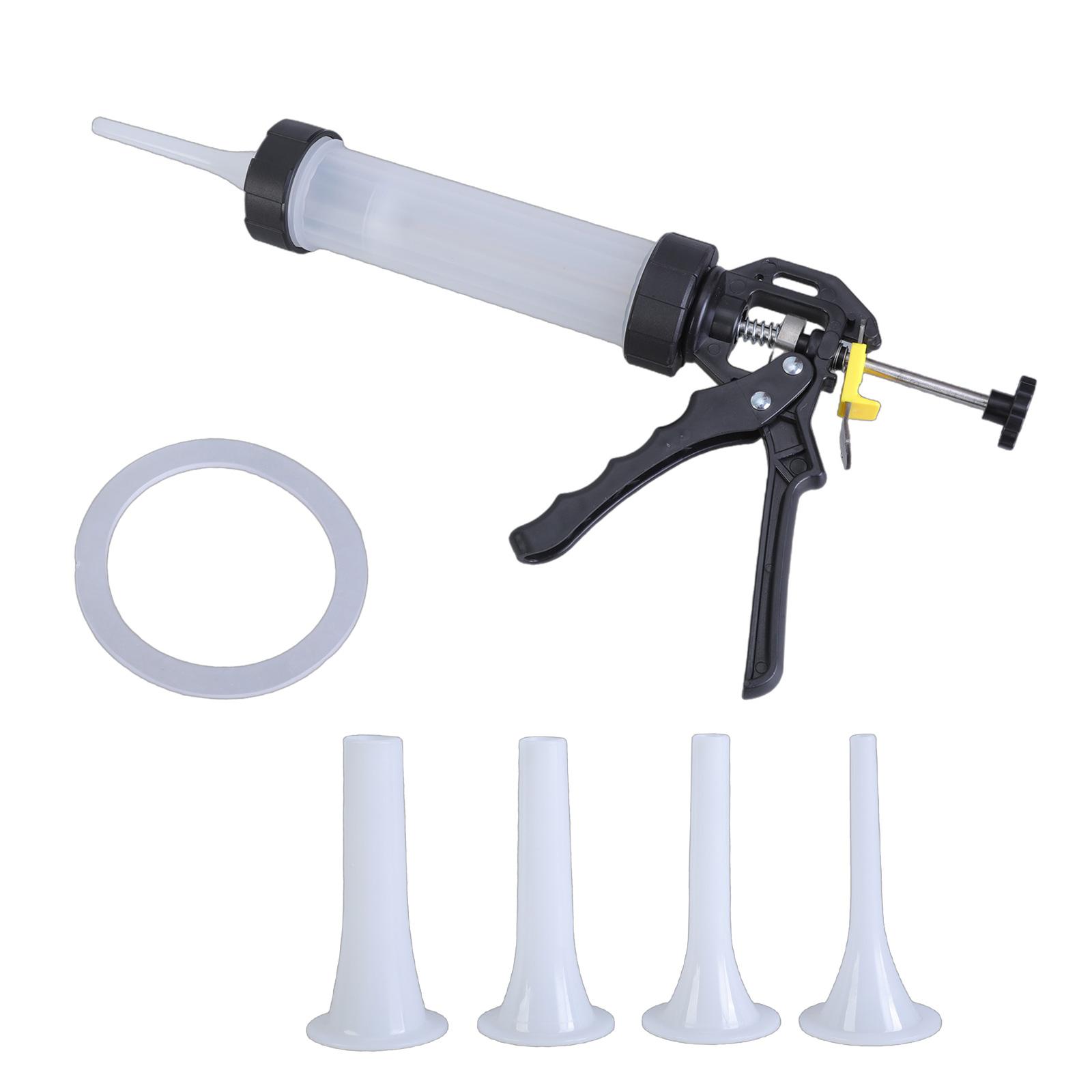 Ручная колбасная машина, ручной шприц для мяса, пластиковый наполнитель для домашней салями и клизмы с 4 насадками-воронками
Ручная колбасная машина, ручной шприц для мяса, пластиковый наполнитель для домашней салями и клизмы с 4 насадками-воронками