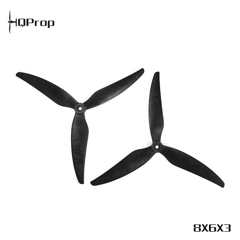 HQProp 8x6x3 8-inch 3-Blade FPV Drone Propellers
HQProp 8x6x3 8-inch 3-Blade FPV Drone Propellers