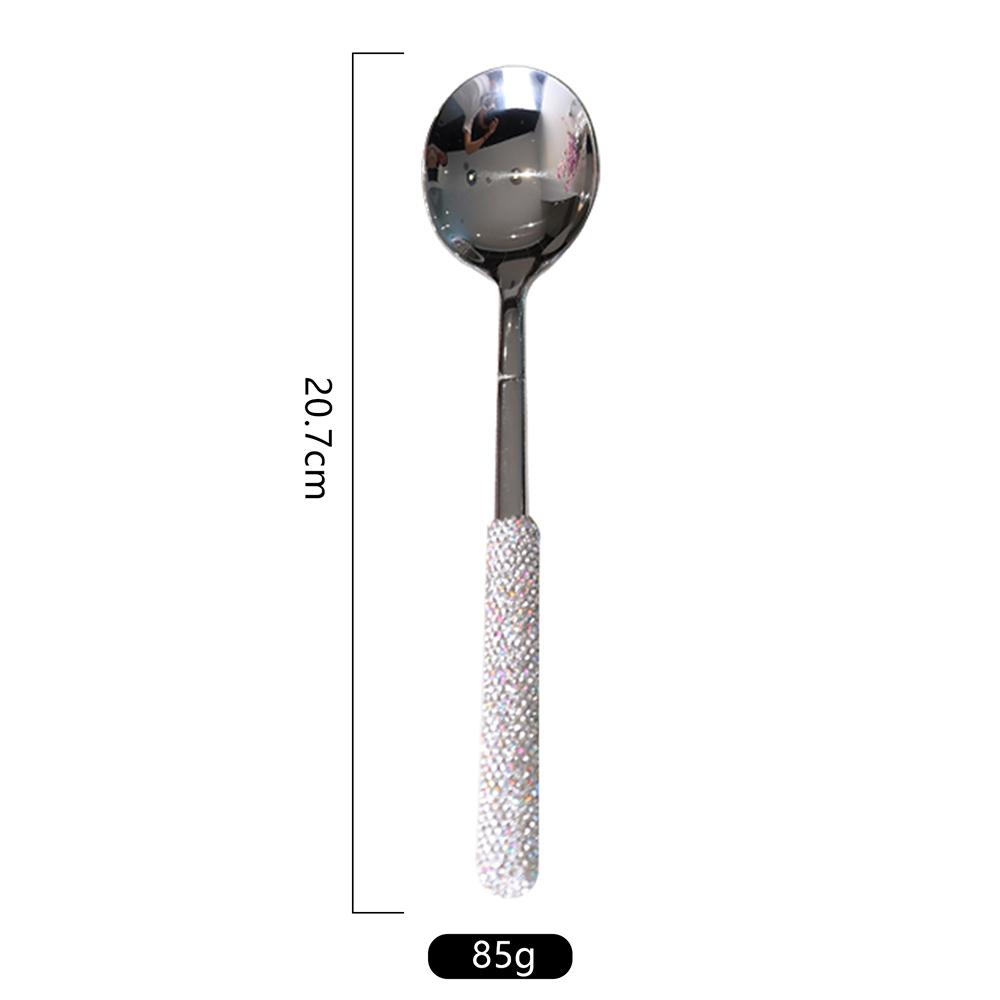 Light Luxury Diamond Stainless Steel Spoon Creative Household Coffee Spoon Exquisite Kitchen Soup Spoon Gift for Friends белый
Light Luxury Diamond Stainless Steel Spoon Creative Household Coffee Spoon Exquisite Kitchen Soup Spoon Gift for Friends белый
