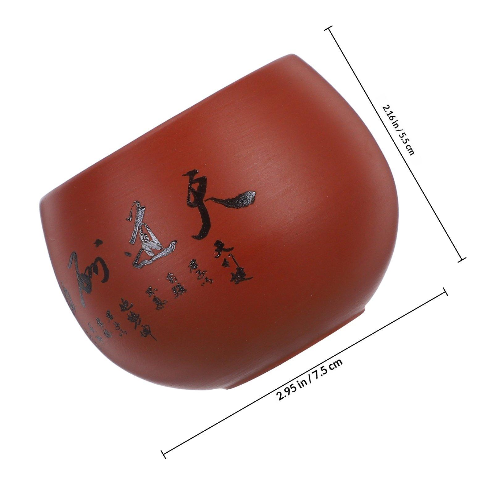 Large Chinese Tea Cup Made of Yixing Zisha Clay Ceramic Gongfu Tasting Cup for Traditional Kungfu Tea Accessories Warm Keeping other світло-коричневого кольору
Large Chinese Tea Cup Made of Yixing Zisha Clay Ceramic Gongfu Tasting Cup for Traditional Kungfu Tea Accessories Warm Keeping other світло-коричневого кольору