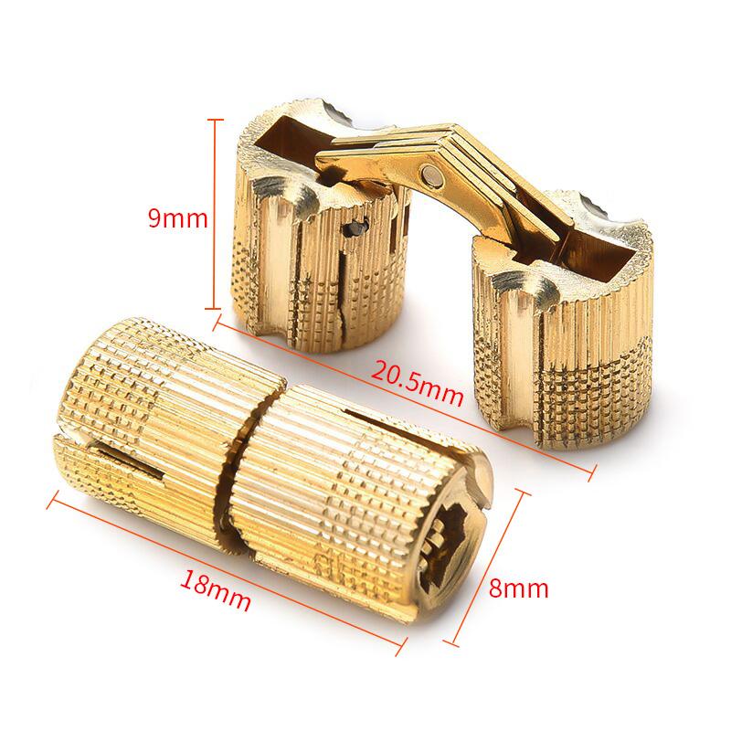 2PCS NAIERDI 8-14mm Hidden Cabinet Copper Hinges Invisible Door Brass Concealed Barrel Hinge For Gift Box Furniture Hardware
2PCS NAIERDI 8-14mm Hidden Cabinet Copper Hinges Invisible Door Brass Concealed Barrel Hinge For Gift Box Furniture Hardware