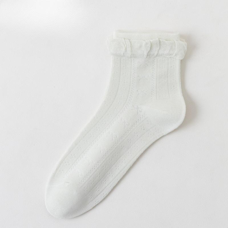 Silk Stockings for Ladies, Summer Lightweight Short Socks with Mesh Ventilation and Lace Trim, Boneless and Loose At The Bottom, Postpartum Stockings 1 pair світло-фіолетового кольору
Silk Stockings for Ladies, Summer Lightweight Short Socks with Mesh Ventilation and Lace Trim, Boneless and Loose At The Bottom, Postpartum Stockings 1 pair світло-фіолетового кольору