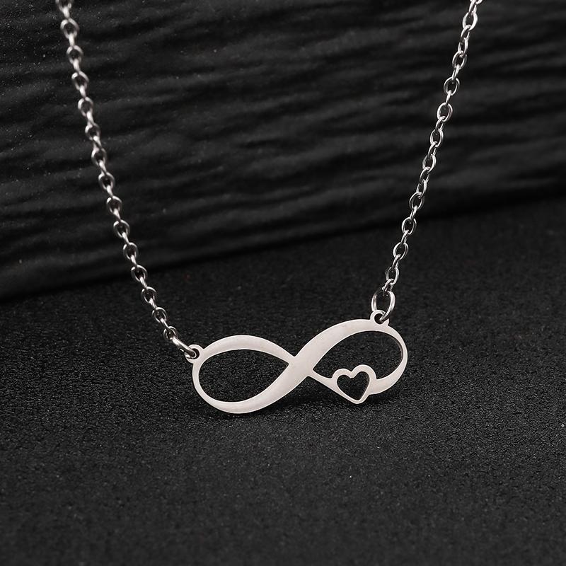Romantic Infinity Symbols Pendant Necklaces for Women Girls Stainless Steel Chain Necklaces Gold Color Accessories Jewelry
Romantic Infinity Symbols Pendant Necklaces for Women Girls Stainless Steel Chain Necklaces Gold Color Accessories Jewelry