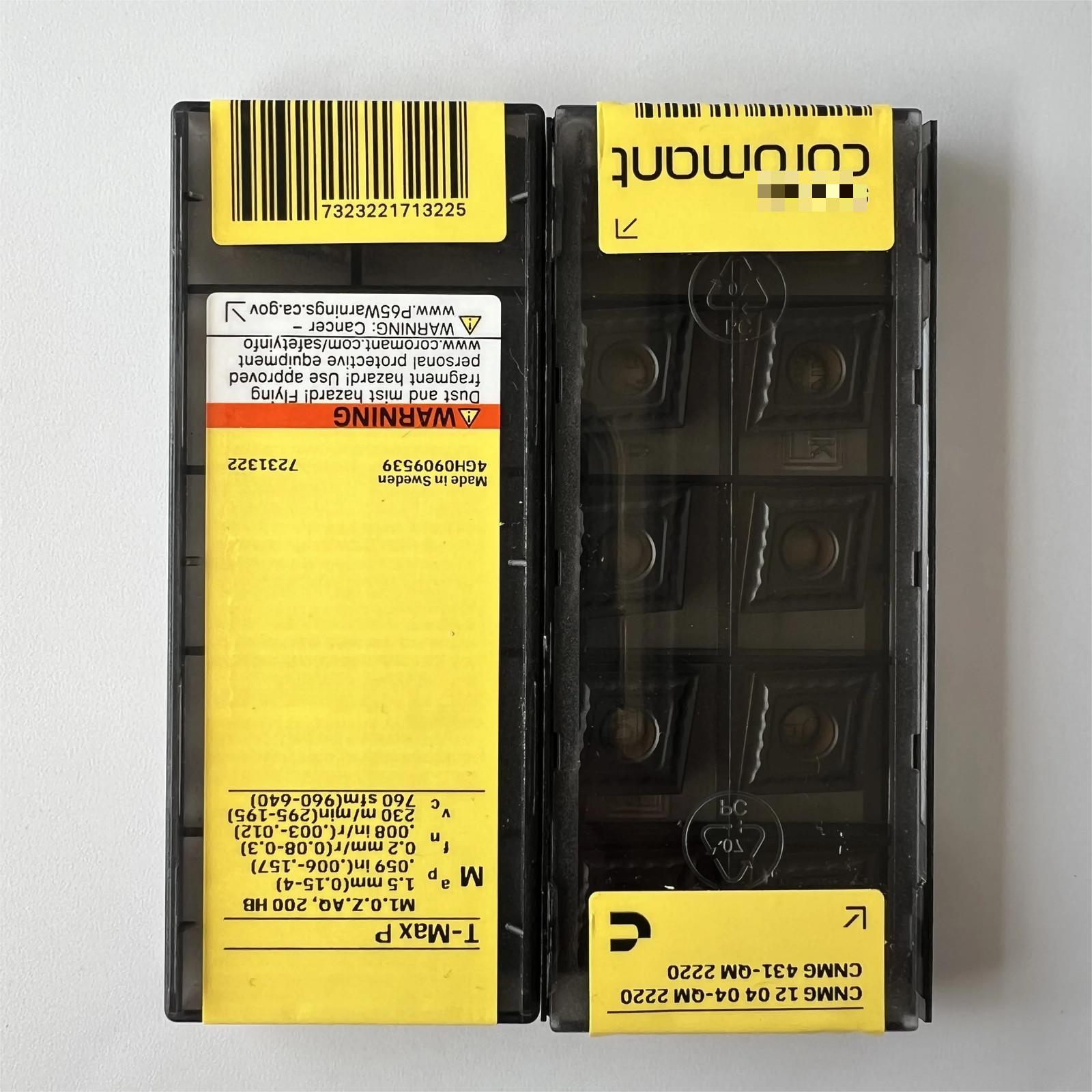 CNMG120404-QM2220 / Carbide blade 10 Pcs
CNMG120404-QM2220 / Carbide blade 10 Pcs