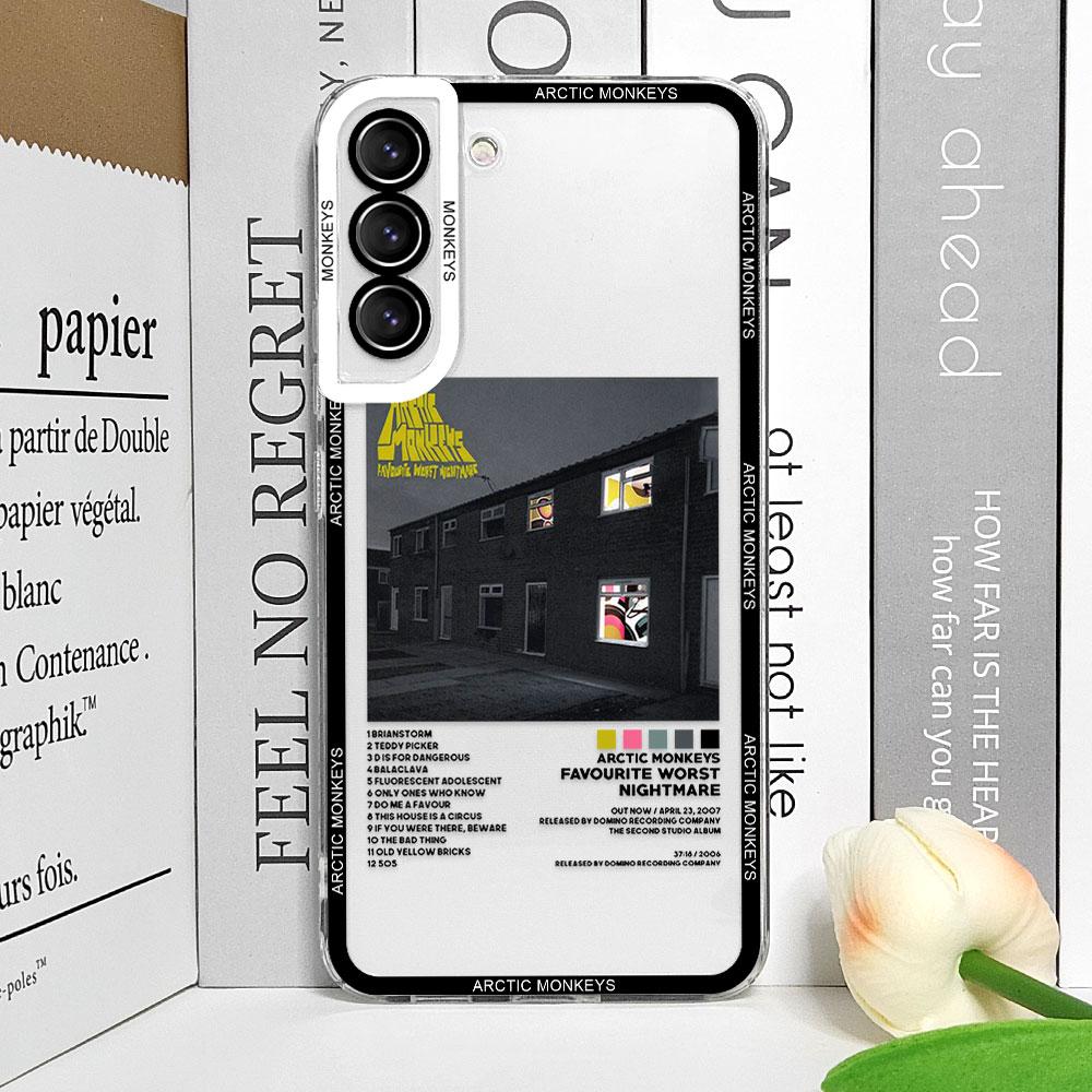 Fashion Arctic Monkeys Phone Case for Samsung Galaxy S21 FE S22 S23 S24 S25 Ultra Clear Soft Covers for Samsung S22 Plus Fundas Samsung S23
Fashion Arctic Monkeys Phone Case for Samsung Galaxy S21 FE S22 S23 S24 S25 Ultra Clear Soft Covers for Samsung S22 Plus Fundas Samsung S23
