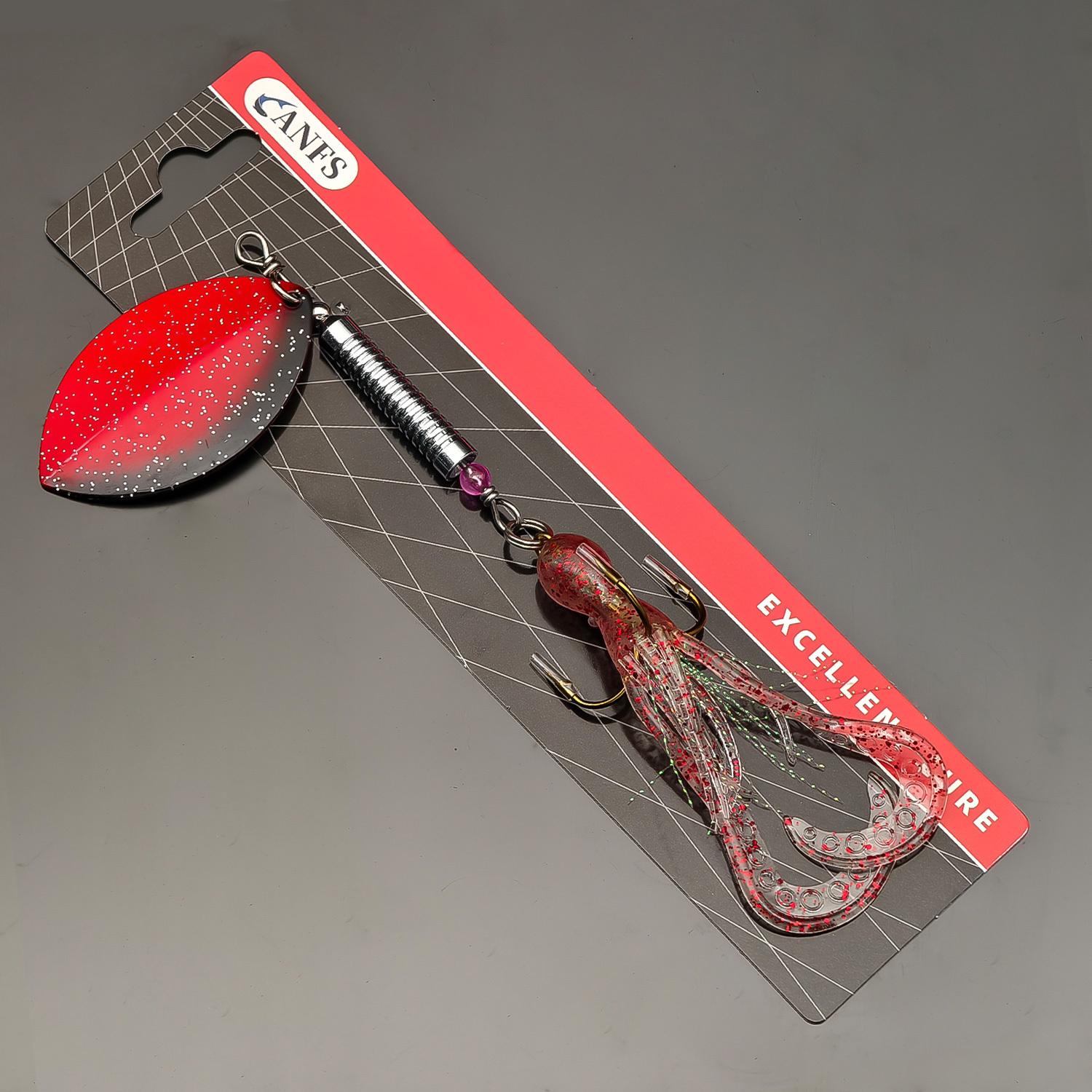 1 шт. Большая медная блесна 30 г/1,05 унции, Приманка для ловли маскинонга и окуня, Прочная металлическая приманка для ловли в пресной воде