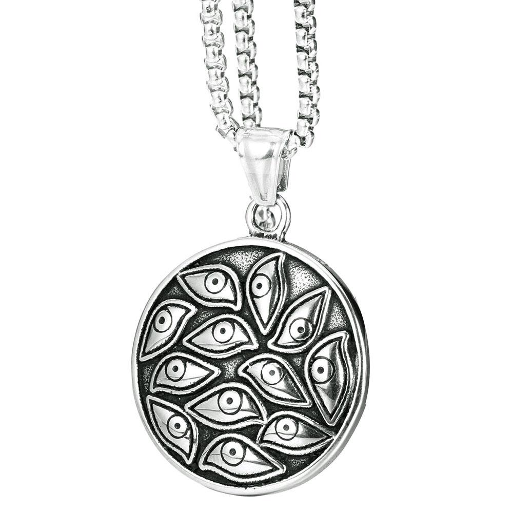 Vintage Style God s Eye Titanium Steel Men s Pendant Stainless Steel Necklace Daily Party Jewelry Gifts
Vintage Style God s Eye Titanium Steel Men s Pendant Stainless Steel Necklace Daily Party Jewelry Gifts