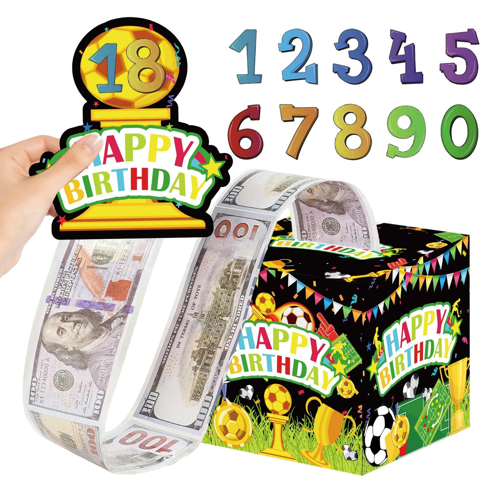 New Birthday Cash Pull Gift Box Money Pulling Box Surprise Friends and Family with Roll-up Banknote Gift Box Birthday Gift Idea as show чёрный
New Birthday Cash Pull Gift Box Money Pulling Box Surprise Friends and Family with Roll-up Banknote Gift Box Birthday Gift Idea as show чёрный