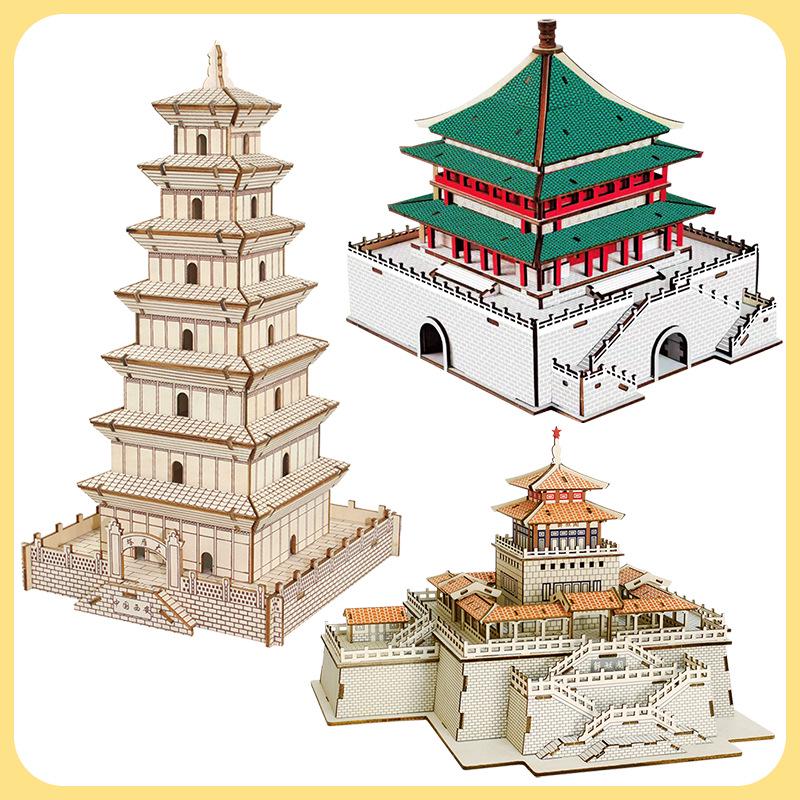 Ancient Style 3D Puzzle: Xi an Bell Tower Model - Creative Travel Souvenir Gift and Toy
Ancient Style 3D Puzzle: Xi an Bell Tower Model - Creative Travel Souvenir Gift and Toy