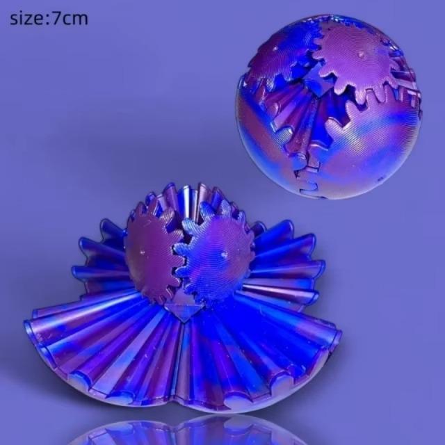 3D-друкована шестерня-кулька Fidget Toy - Портативна кулька для пальців, що обертається, Тихе зняття стресу, Тривоги, Розслаблення, Настільна іграшка, Подарунок для дорослих, Дітей
3D-друкована шестерня-кулька Fidget Toy - Портативна кулька для пальців, що обертається, Тихе зняття стресу, Тривоги, Розслаблення, Настільна іграшка, Подарунок для дорослих, Дітей