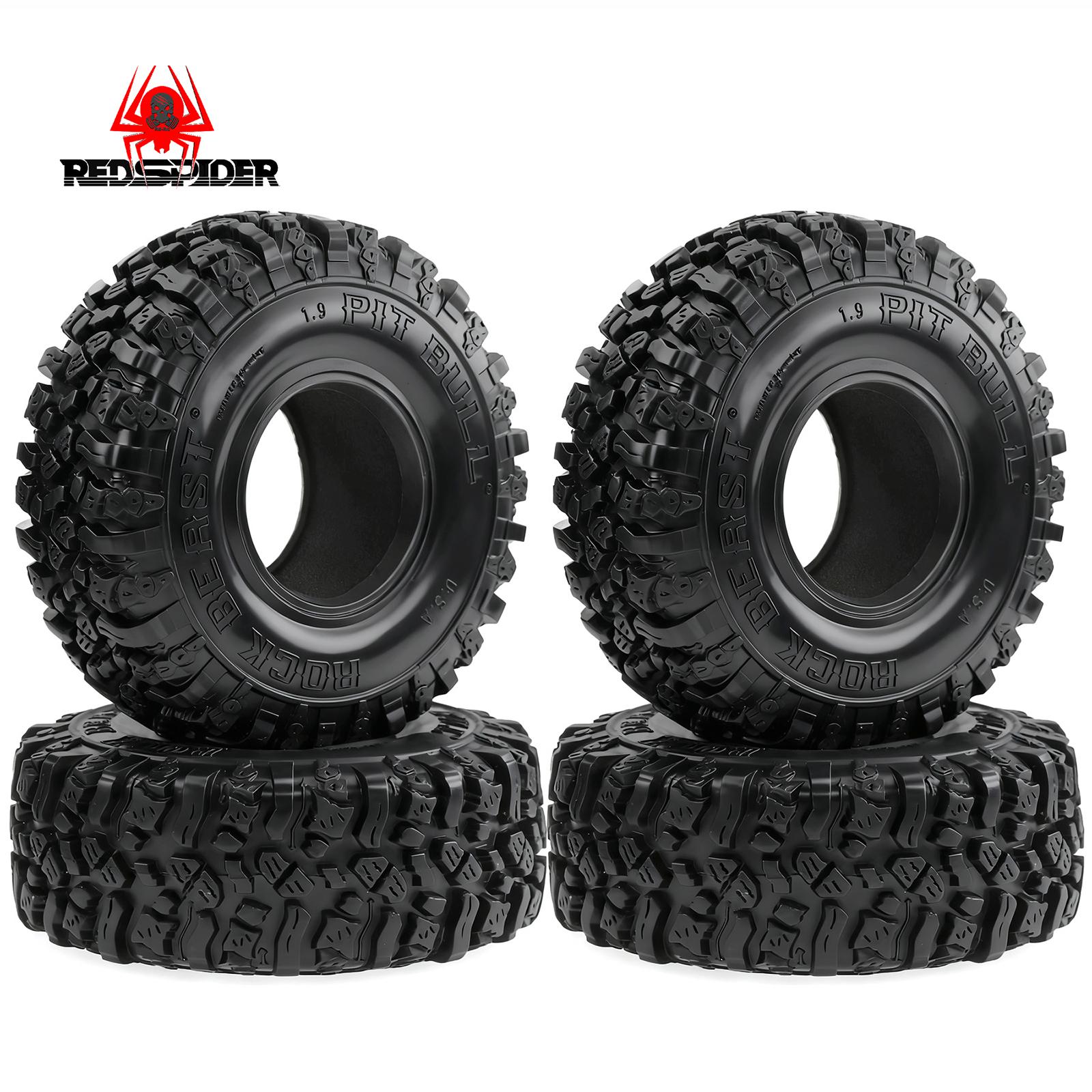 1/10 RC Climbing Car 4 Pack 1.9 Inch Rubber Tires 113x45mm for Traxxas TRX4/TRX6/Axial SCX10 AXI03007/90046
1/10 RC Climbing Car 4 Pack 1.9 Inch Rubber Tires 113x45mm for Traxxas TRX4/TRX6/Axial SCX10 AXI03007/90046