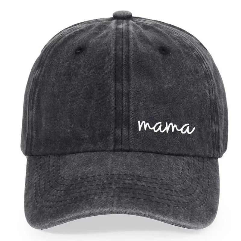 Adjustable Mama Printed Baseball Cap for Women Retro Washed Black Dad Hat with Curved Brim Adjustable
Adjustable Mama Printed Baseball Cap for Women Retro Washed Black Dad Hat with Curved Brim Adjustable