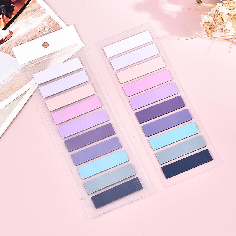 Прозрачные клейкие заметки пастельных цветов Моранди - Пишущиеся ПЭТ индексные вкладки и самоклеящиеся наклейки
Прозрачные клейкие заметки пастельных цветов Моранди - Пишущиеся ПЭТ индексные вкладки и самоклеящиеся наклейки