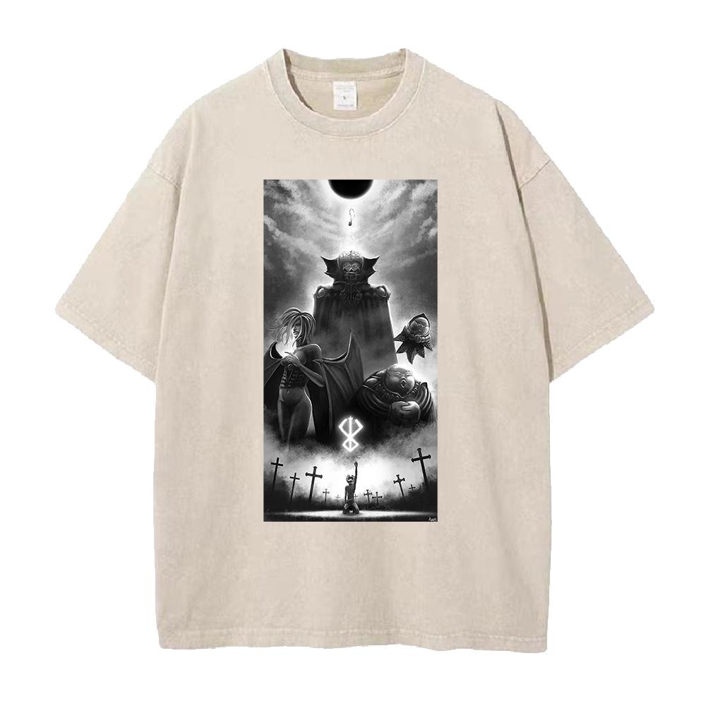 God Hand Femto Griffith Print Tshirt Berserk Anime Clothing Men Women Cotton Tshirts Vintage Washed Tee Harajuku Unisex T Shirt S
God Hand Femto Griffith Print Tshirt Berserk Anime Clothing Men Women Cotton Tshirts Vintage Washed Tee Harajuku Unisex T Shirt S