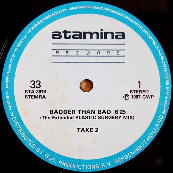 12-дюймовая пластинка TAKE 2 Badder Than Bad STA3676 Stamina Records 1987 США Танцевальная Электроника Б/у
12-дюймовая пластинка TAKE 2 Badder Than Bad STA3676 Stamina Records 1987 США Танцевальная Электроника Б/у