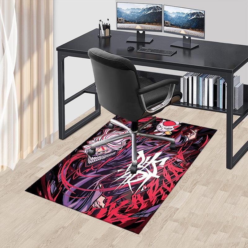1pc Anime Cat and Demon Slayer Chair Mat - Dark Art Office Decor Carpet for Anime Lovers, Festival Gift, Universal Seasonal Decoration for Home Office 60cm by 90cm
1pc Anime Cat and Demon Slayer Chair Mat - Dark Art Office Decor Carpet for Anime Lovers, Festival Gift, Universal Seasonal Decoration for Home Office 60cm by 90cm