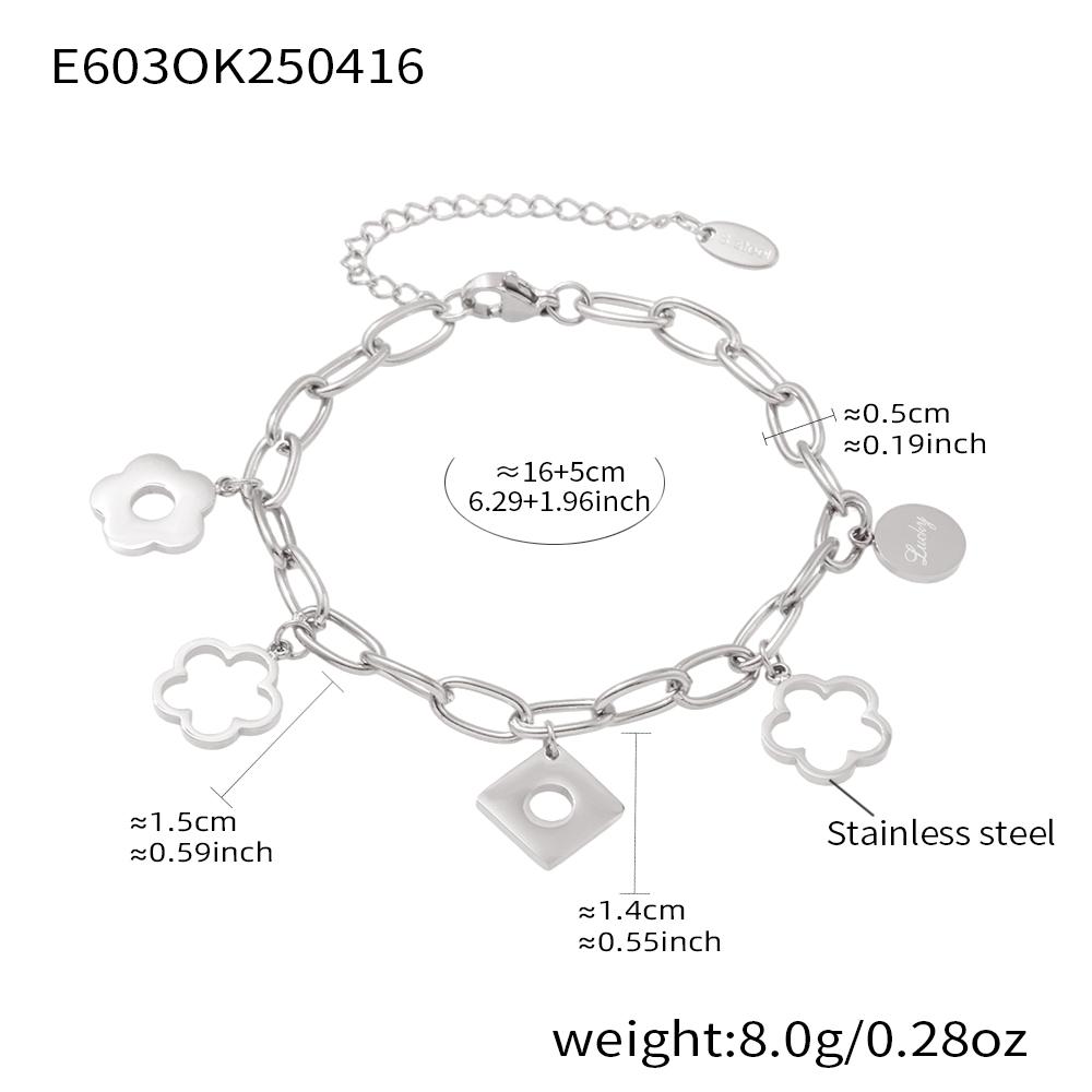 Браслет-цепочка из нержавеющей стали с шармами для женщин, с покрытием из 18-каратного золота, не тускнеющий, золотисто-медного цвета, двухцветный, милые женские браслеты медный
Браслет-цепочка из нержавеющей стали с шармами для женщин, с покрытием из 18-каратного золота, не тускнеющий, золотисто-медного цвета, двухцветный, милые женские браслеты медный