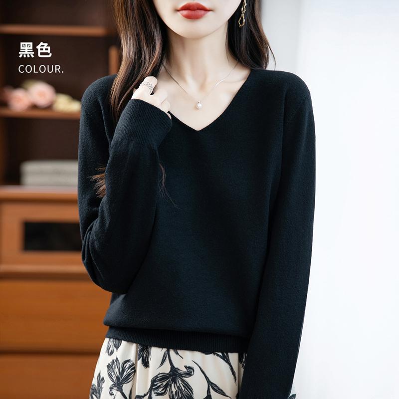 Women s V-neck Sweater Long Sleeve Solid Color Pullover Knit Sweater XXL чорний
Women s V-neck Sweater Long Sleeve Solid Color Pullover Knit Sweater XXL чорний