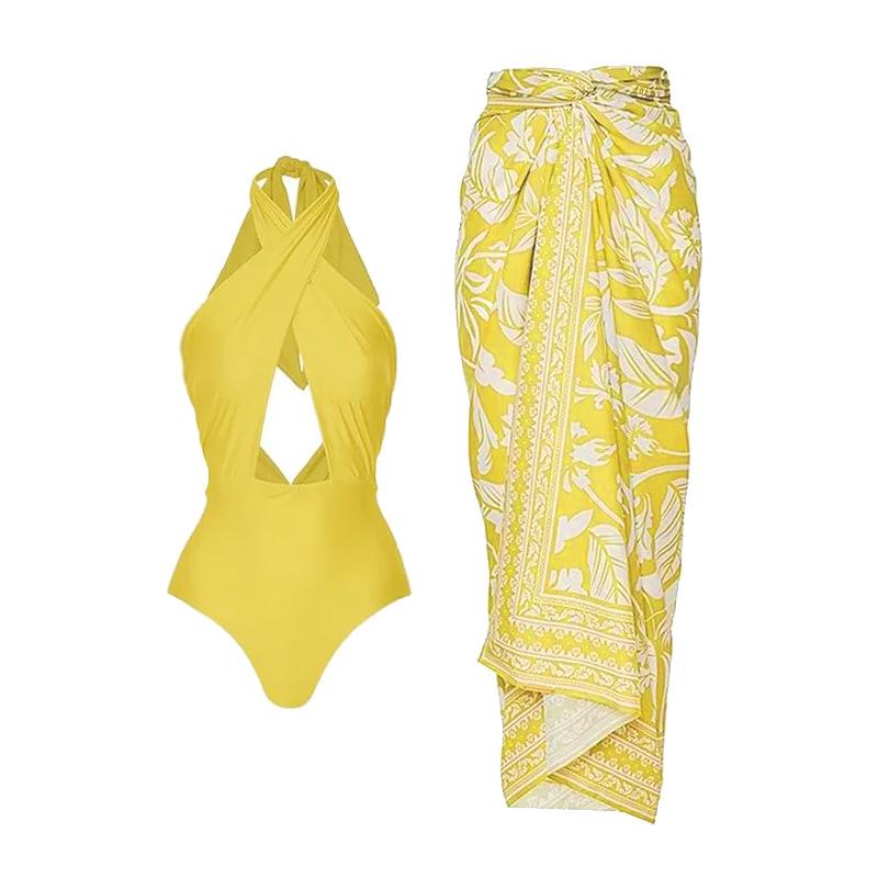 2025 European & American Chic Swimwear Set: Sexy One-Piece & Two-Piece with Slimming Chiffon Skirt One Size
2025 European & American Chic Swimwear Set: Sexy One-Piece & Two-Piece with Slimming Chiffon Skirt One Size