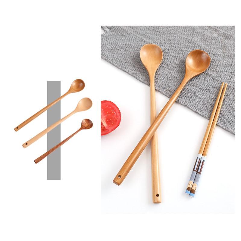 Wooden Long Handle Spoon Round Natural Solid Wood Soup Scoops Dessert Porridge Tea Coffee Spoons Tableware Kitchen Supplies
Wooden Long Handle Spoon Round Natural Solid Wood Soup Scoops Dessert Porridge Tea Coffee Spoons Tableware Kitchen Supplies