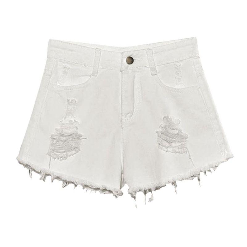 Женские джинсовые шорты с высокой талией и рваными краями S
Женские джинсовые шорты с высокой талией и рваными краями S