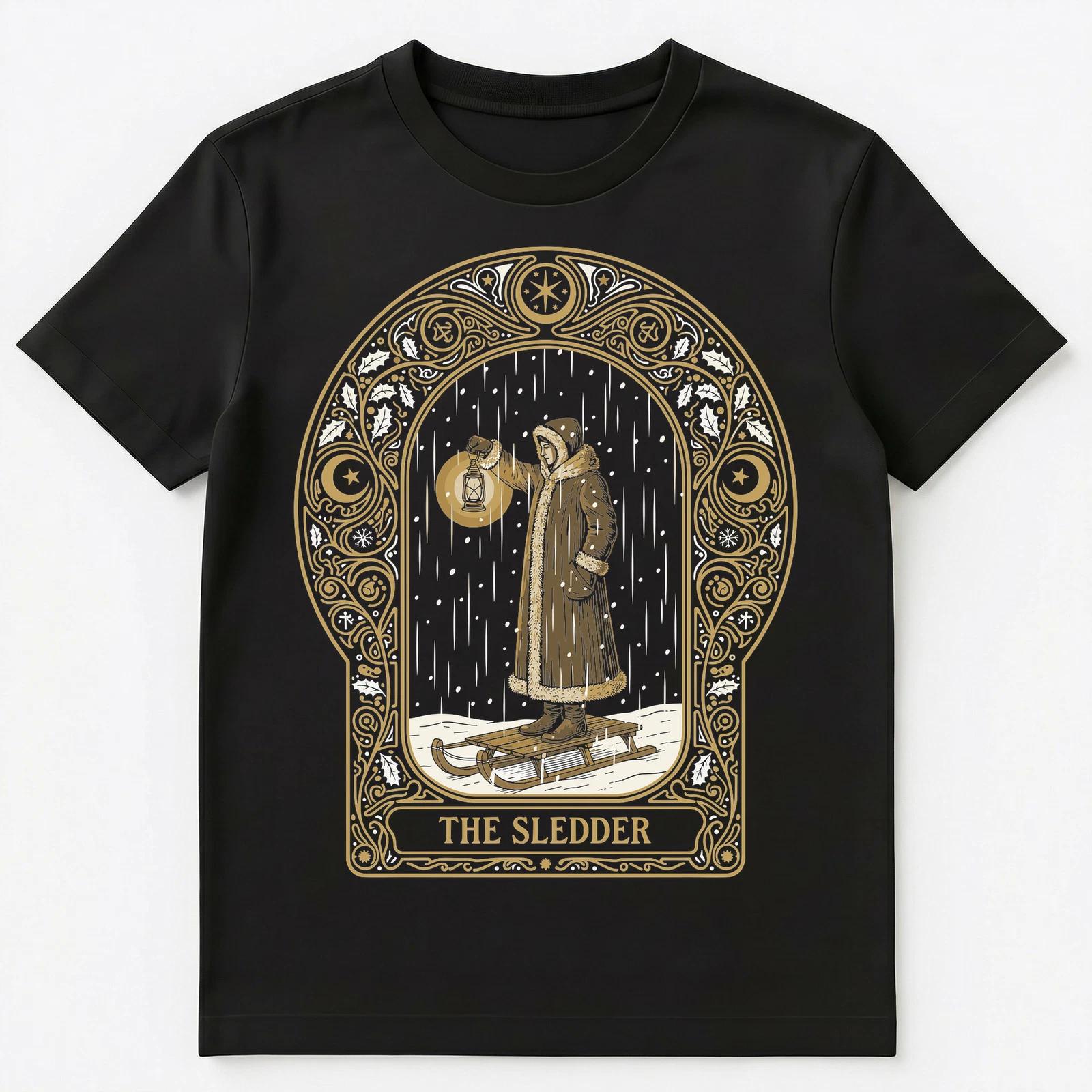 Sledder Ornate Winter Explorer Holiday Unisex T-Shirt 2XL
Sledder Ornate Winter Explorer Holiday Unisex T-Shirt 2XL