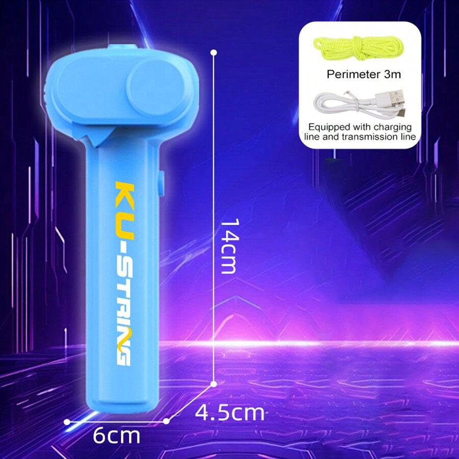 Glowing Rope Launcher Toy, A Flying Rope Loop in The Air, Brings Endless Tricks and Fun, Suitable for Outdoor Festival Party Int синий
Glowing Rope Launcher Toy, A Flying Rope Loop in The Air, Brings Endless Tricks and Fun, Suitable for Outdoor Festival Party Int синий