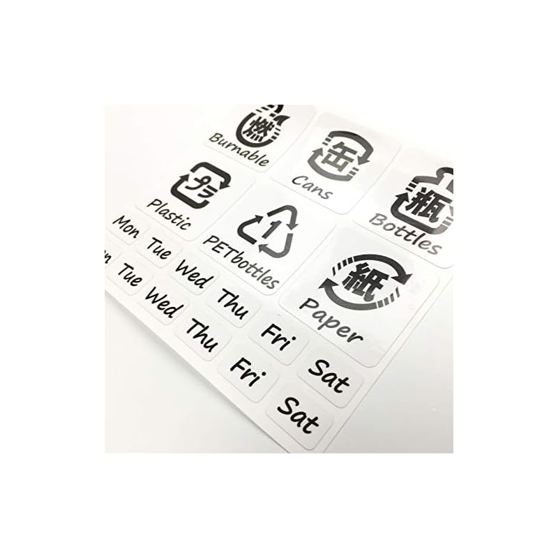 nc-smile rubbish seal sticker Resource separation recycling Water resistant laminating trash can dust box kitchen kitchen With day of the week sticker
nc-smile rubbish seal sticker Resource separation recycling Water resistant laminating trash can dust box kitchen kitchen With day of the week sticker