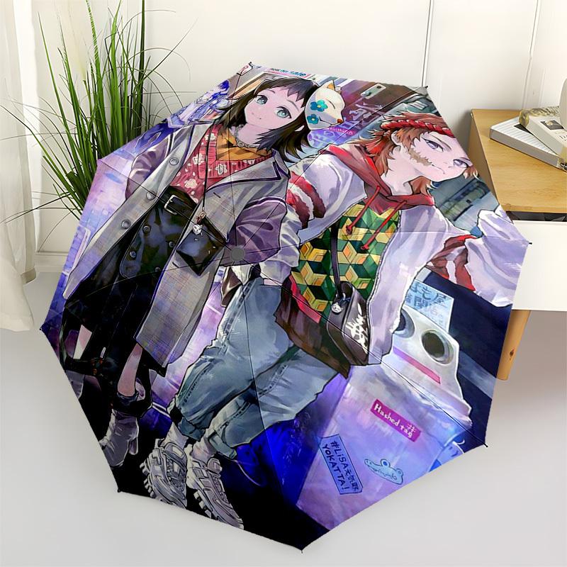 1pc Lisa & Eren Collaboration Outdoor Umbrella - Automatic Opening/Closing, Portable 3-Fold Design with 8-Bone Iron Frame - Perfect Gift for Fans, Tra
1pc Lisa & Eren Collaboration Outdoor Umbrella - Automatic Opening/Closing, Portable 3-Fold Design with 8-Bone Iron Frame - Perfect Gift for Fans, Tra