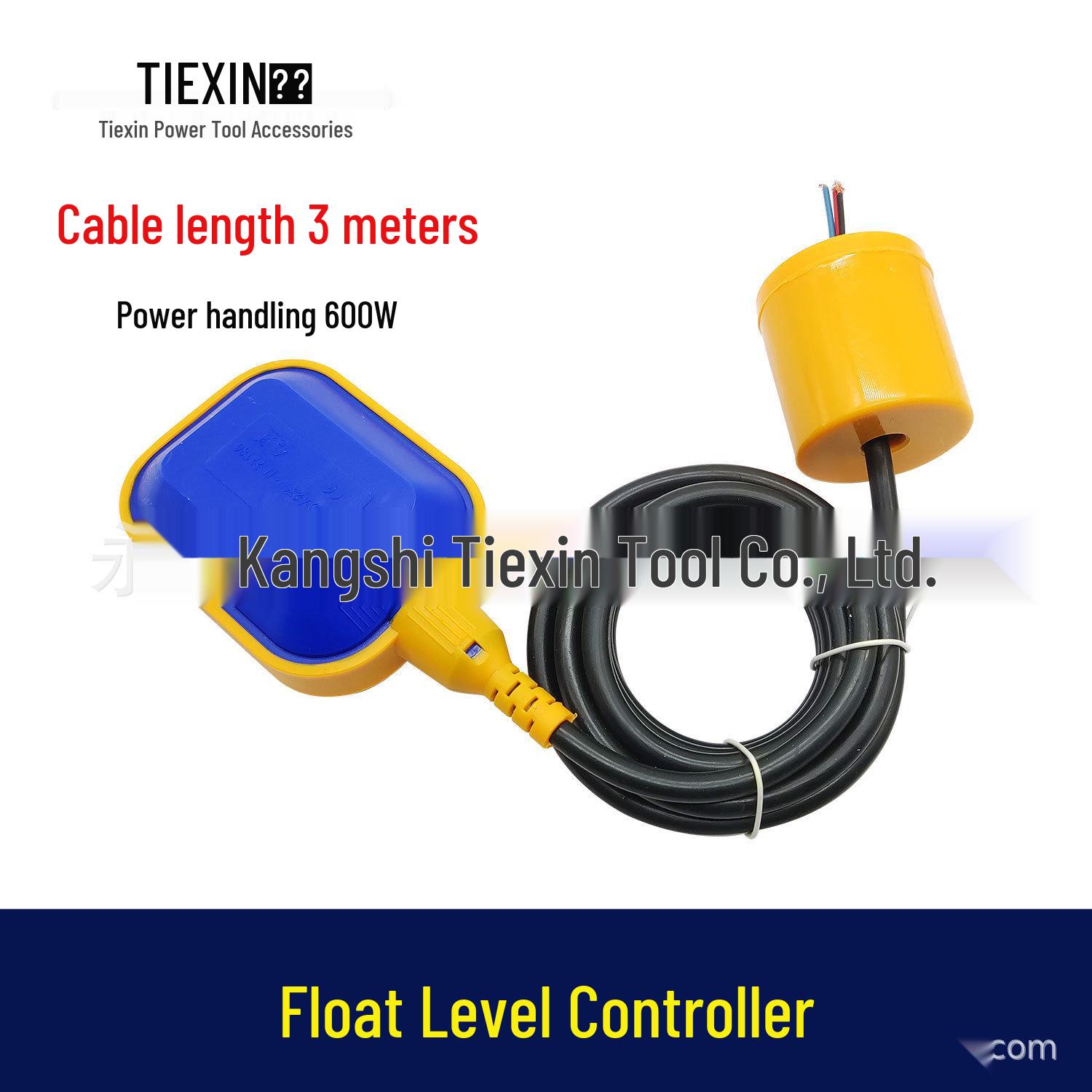 Tiexin Electric Water Pump Float Switch - Liquid Level Controller Standard Size
Tiexin Electric Water Pump Float Switch - Liquid Level Controller Standard Size