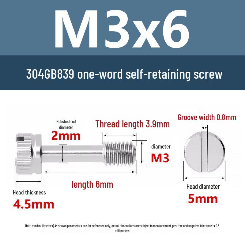 Yigu 304 Anti-Loosening Knurled Head Captive Screw with Anti-Slip Design
Yigu 304 Anti-Loosening Knurled Head Captive Screw with Anti-Slip Design