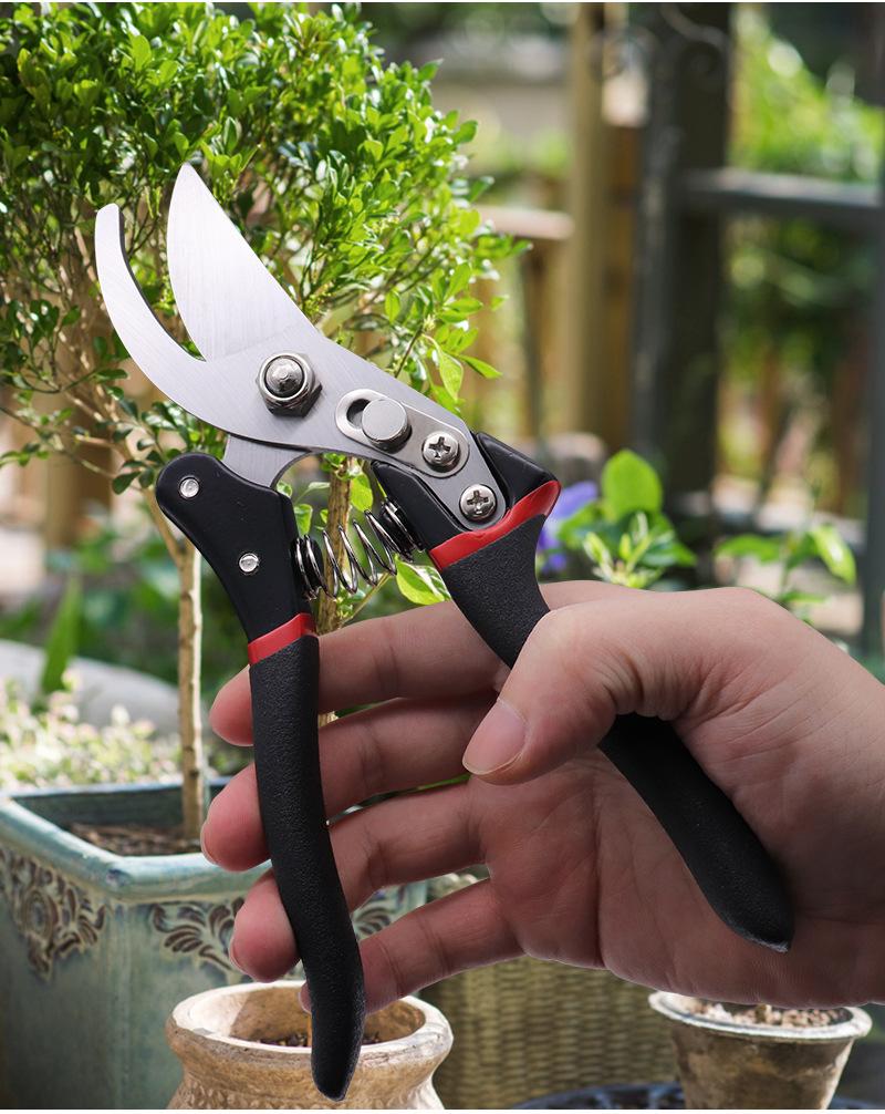 High Carbon Steel Blade Bypass Pruning Shear Aluminium Alloy Antiskid Handle Universal Cutters Household Flower Garden Scissors
High Carbon Steel Blade Bypass Pruning Shear Aluminium Alloy Antiskid Handle Universal Cutters Household Flower Garden Scissors