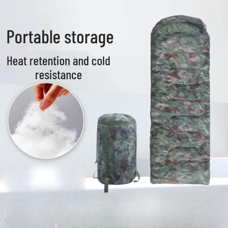 Junshi Outdoor Camouflage Sleeping Bag
Junshi Outdoor Camouflage Sleeping Bag
