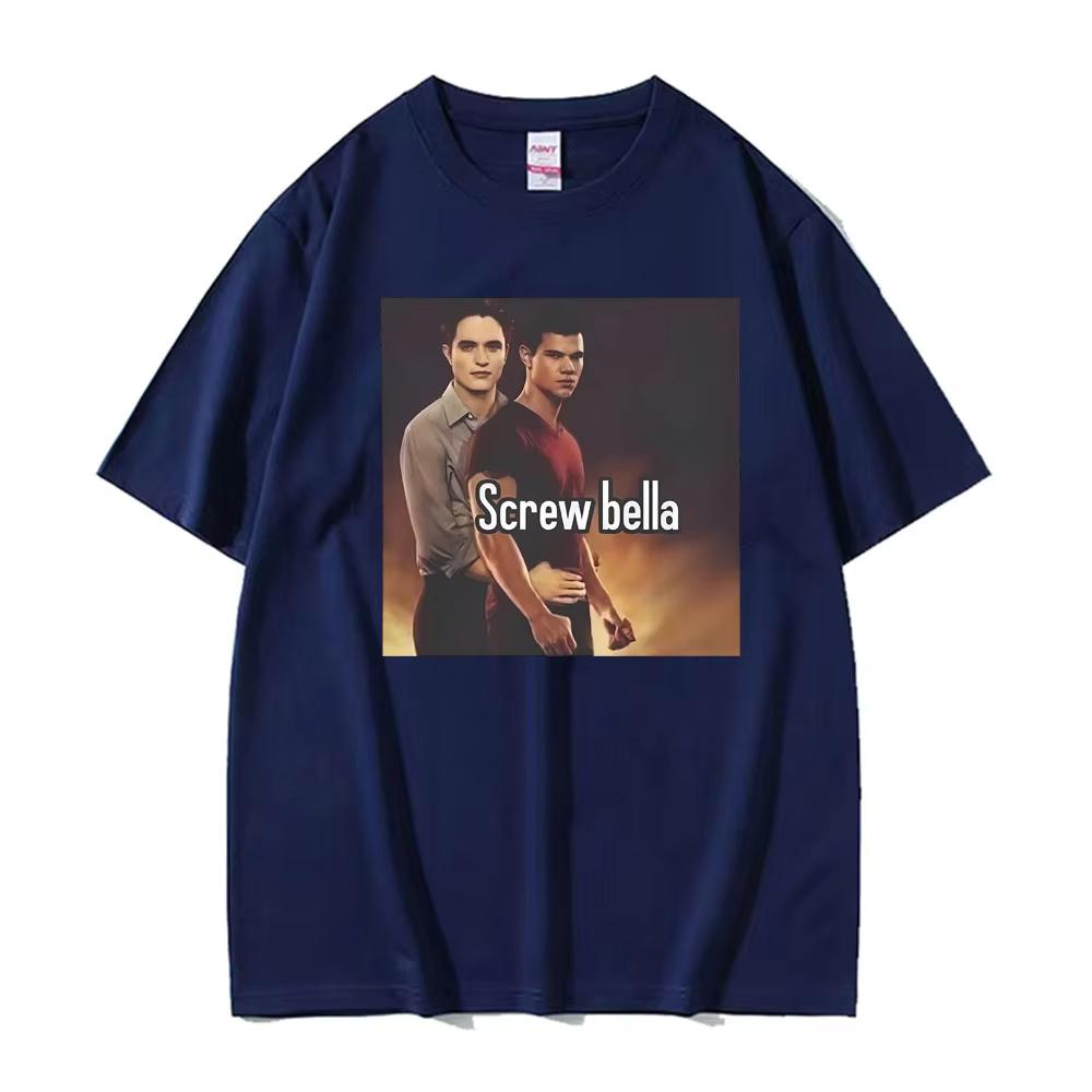 Screw Bella Twilight Saga Funny Meme Graphic Tee Shirt Unisexs Women Vintage Fashion Classic T Shirt Summer Cotton Comfort Top 4XL
Screw Bella Twilight Saga Funny Meme Graphic Tee Shirt Unisexs Women Vintage Fashion Classic T Shirt Summer Cotton Comfort Top 4XL