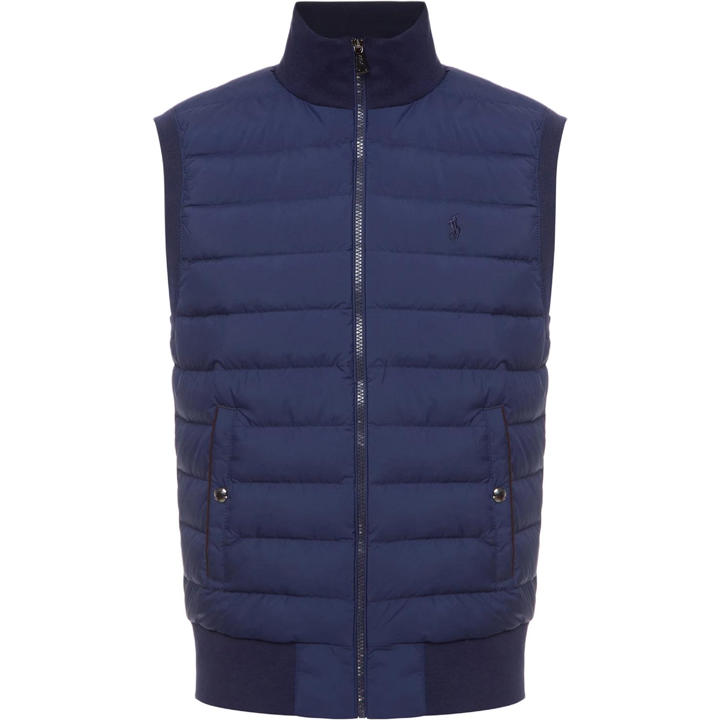 Polo Ralph Lauren Small Pony Logo Embroidered Stand Collar Knitted Spliced Down Vest Men vest 710779987-001 M
Polo Ralph Lauren Small Pony Logo Embroidered Stand Collar Knitted Spliced Down Vest Men vest 710779987-001 M