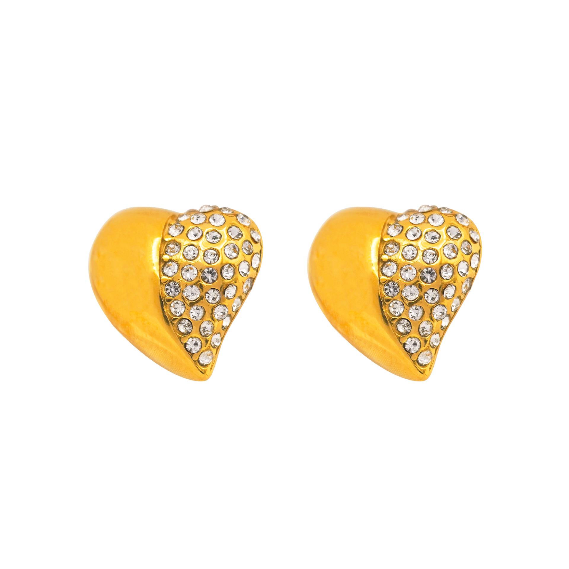 High-End 18K Gold-Plated Heart Earrings with Inlaid Diamonds – European & American Design for Autumn/Winter золотой
High-End 18K Gold-Plated Heart Earrings with Inlaid Diamonds – European & American Design for Autumn/Winter золотой