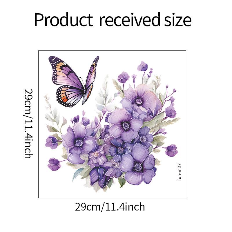Фиолетовые растения Цветы Бабочки Наклейки на туалет Ванная комната Наклейки на стену в ванной Самоклеящиеся 29*29CM/fun-m27
Фиолетовые растения Цветы Бабочки Наклейки на туалет Ванная комната Наклейки на стену в ванной Самоклеящиеся 29*29CM/fun-m27