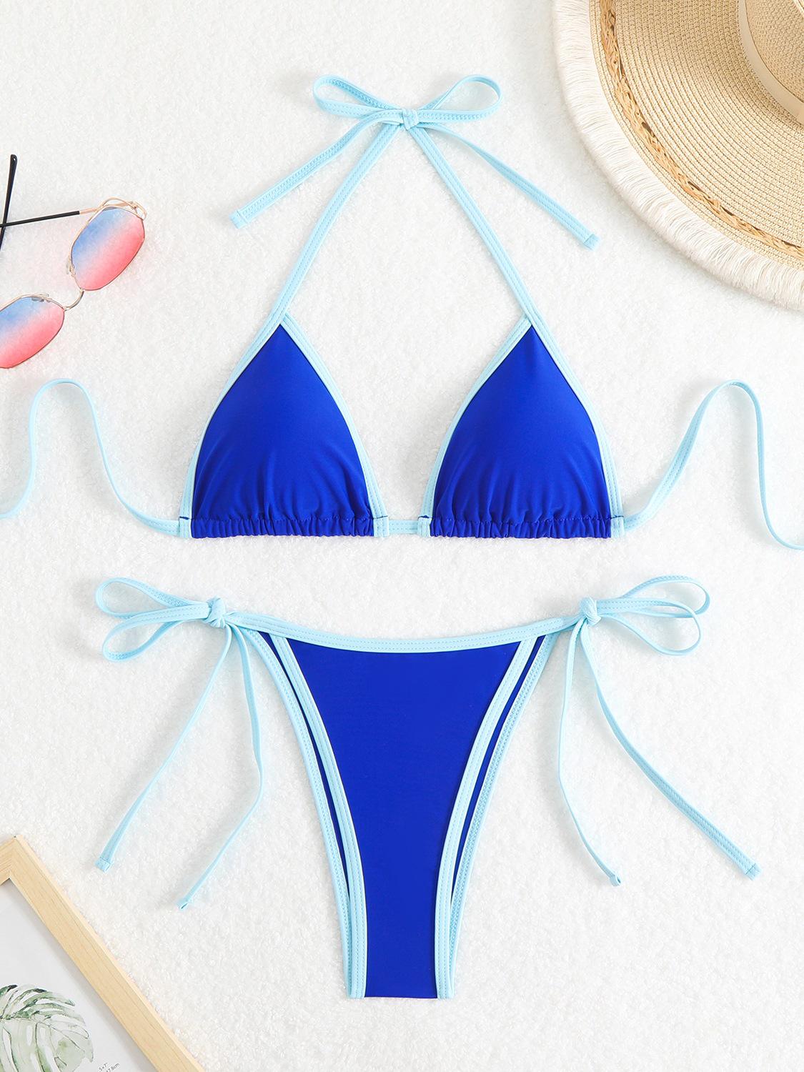 2025 European & American Sexy Backless Lace-Up Two-Piece Beach Swimsuit for Women Large синий/розы красного
2025 European & American Sexy Backless Lace-Up Two-Piece Beach Swimsuit for Women Large синий/розы красного
