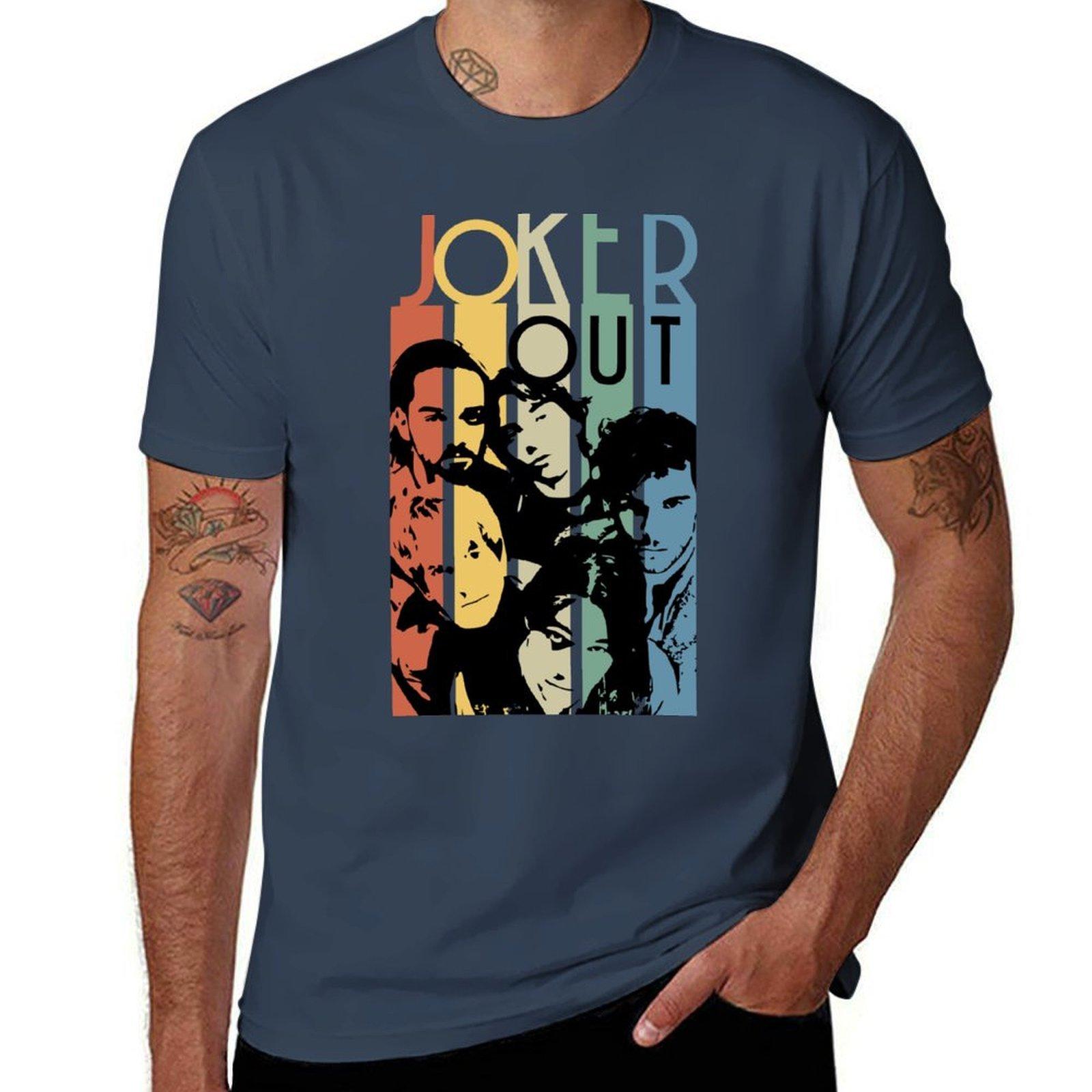 Футболка Joker Out Retro Stripes футболка с пользовательским принтом аниме футболки оверсайз футболка S
Футболка Joker Out Retro Stripes футболка с пользовательским принтом аниме футболки оверсайз футболка S