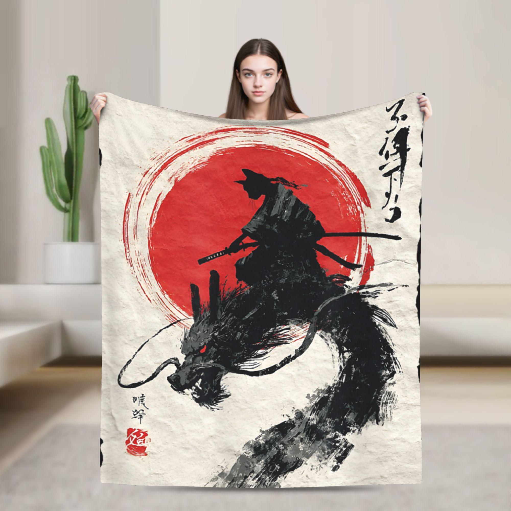 Ukiyo-e Samurai Japanese Ink Art Cat Fashion Blanket Flannel Autumn Winter Vintage Artwork Multifunction Thin Throw Fashion Blanket Bedsprea 75x90cm
Ukiyo-e Samurai Japanese Ink Art Cat Fashion Blanket Flannel Autumn Winter Vintage Artwork Multifunction Thin Throw Fashion Blanket Bedsprea 75x90cm