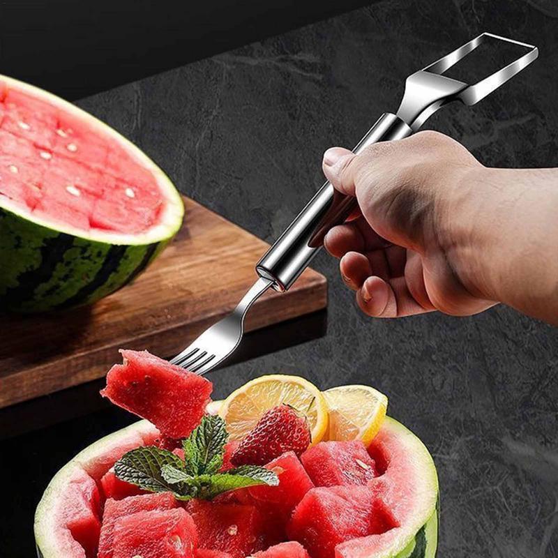 Watermelon Fork Cutter 2-in-1 Watermelon Cutter Slicer Tool Stainless Steel Kitchen Gadget For Salad Prep Comfortable Handle CHINA
Watermelon Fork Cutter 2-in-1 Watermelon Cutter Slicer Tool Stainless Steel Kitchen Gadget For Salad Prep Comfortable Handle CHINA