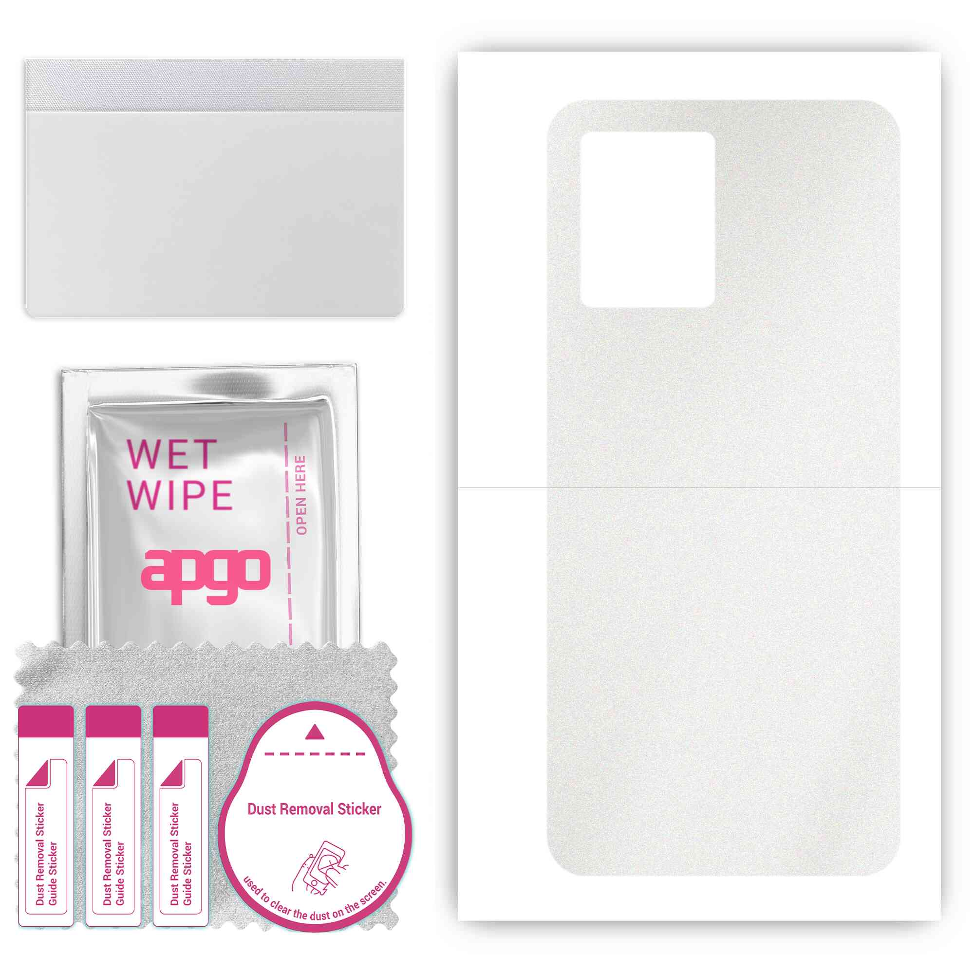 apgo Protective Skin Sticker for the back compatible with Oppo Reno8 4G, Wrap Film, Foil, Vinyl - Pattern Matte Transparent
apgo Protective Skin Sticker for the back compatible with Oppo Reno8 4G, Wrap Film, Foil, Vinyl - Pattern Matte Transparent