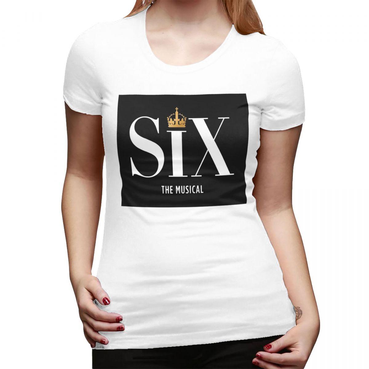 Six The Musical TShirt for Women Round Neck Streetwear T Shirts Womens Short Sleeve Summer Clothes Tops S
Six The Musical TShirt for Women Round Neck Streetwear T Shirts Womens Short Sleeve Summer Clothes Tops S