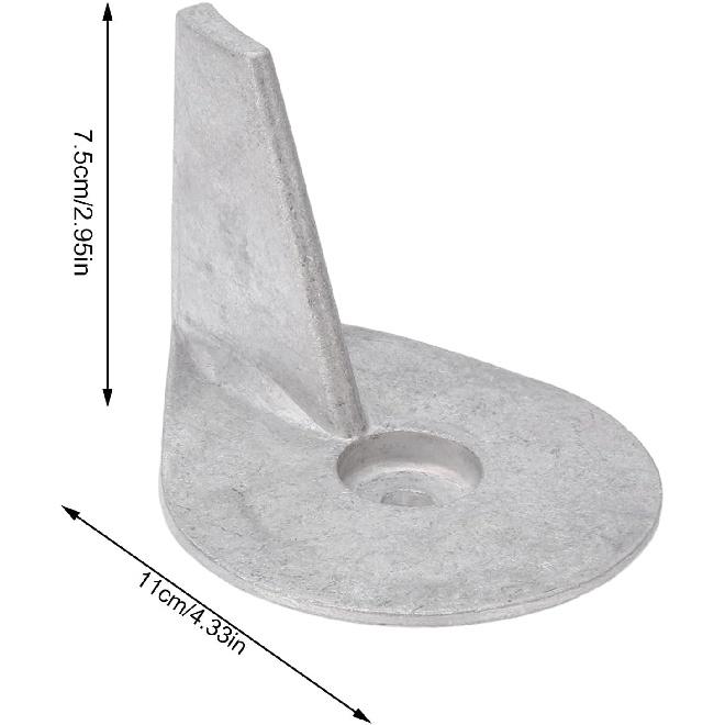 Outboard Motor Trim Tab Anode, Aluminum Alloy 822157T2 Replacement for 25-50hp 2-Stroke & 4-Stroke, Marine Boat Motor Trim Tab Plate
Outboard Motor Trim Tab Anode, Aluminum Alloy 822157T2 Replacement for 25-50hp 2-Stroke & 4-Stroke, Marine Boat Motor Trim Tab Plate