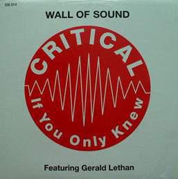 12inch Record WALL OF SOUND, GERALD LATHAM - Critical (If You Only Knew) EB014 Eightball Recor 1993 US Dance & Electronica Used
12inch Record WALL OF SOUND, GERALD LATHAM - Critical (If You Only Knew) EB014 Eightball Recor 1993 US Dance & Electronica Used