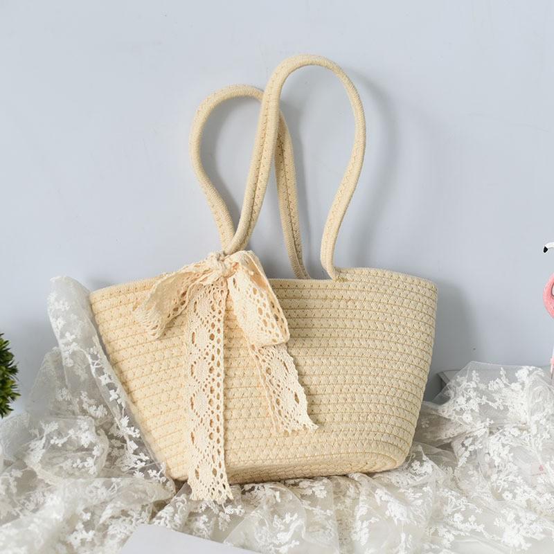 Single Shoulder Bag Cotton Rope Hand-carried Women s Cross-carried Straw Weaving Casual
Single Shoulder Bag Cotton Rope Hand-carried Women s Cross-carried Straw Weaving Casual