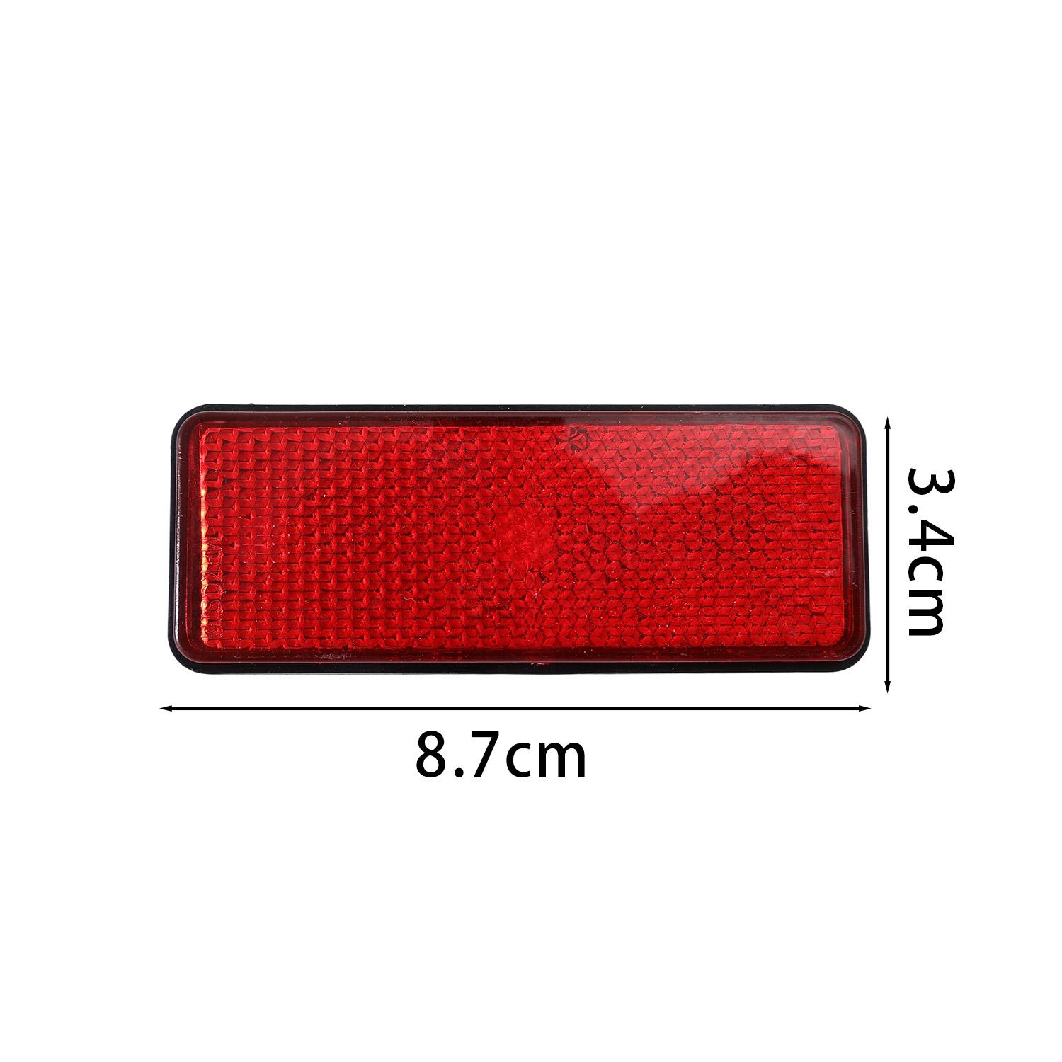 Self Adhesive Reflector Rectangular Safety Mark Signal Strip Position Reflective for Car Carriers Fence Trailer Gate Post красный
Self Adhesive Reflector Rectangular Safety Mark Signal Strip Position Reflective for Car Carriers Fence Trailer Gate Post красный
