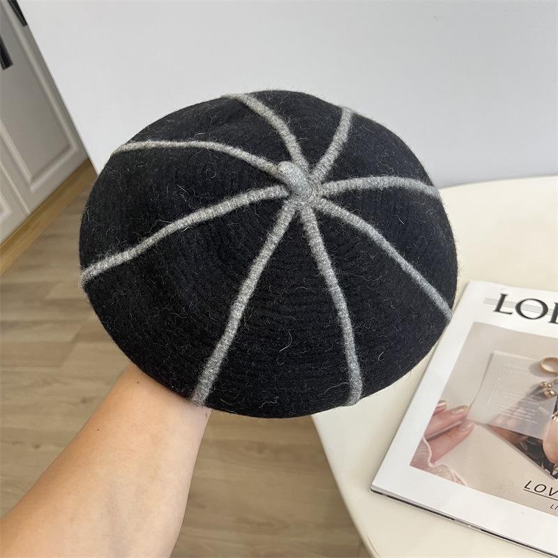 Шерстяной вязаный берет с анисом, женский, осенне-зимний, ретро, литературный, шляпа художника, тренд M(56-58cm) чёрный
Шерстяной вязаный берет с анисом, женский, осенне-зимний, ретро, литературный, шляпа художника, тренд M(56-58cm) чёрный