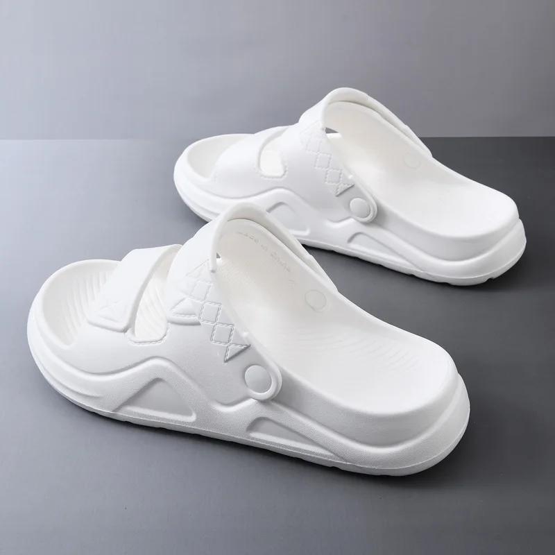 Летние мужские шлепанцы EVA с нескользящей мягкой подошвой, плоские, повседневные, с открытым носком, пляжные сандалии, прочные, унисекс, удобные 40-41
Летние мужские шлепанцы EVA с нескользящей мягкой подошвой, плоские, повседневные, с открытым носком, пляжные сандалии, прочные, унисекс, удобные 40-41