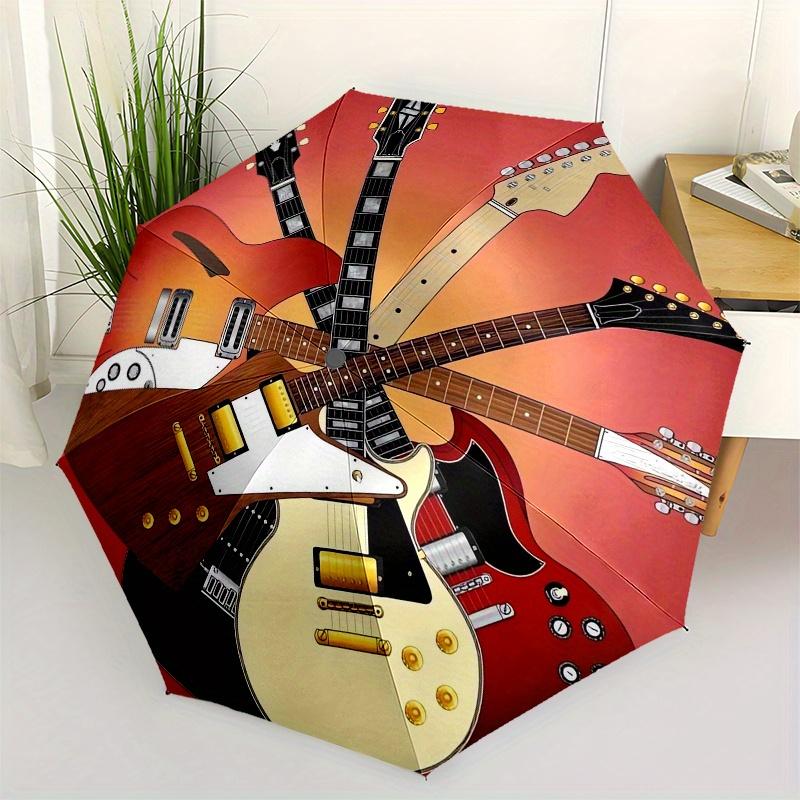 Guitar Collection themed Eight rib Automatic Folding Umbrella Is Suitable for Both Men and Women, Making It A Perfect Christmas and Valentin
Guitar Collection themed Eight rib Automatic Folding Umbrella Is Suitable for Both Men and Women, Making It A Perfect Christmas and Valentin